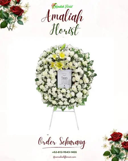 Krans Bunga Duka Gedung Wedding Bogor